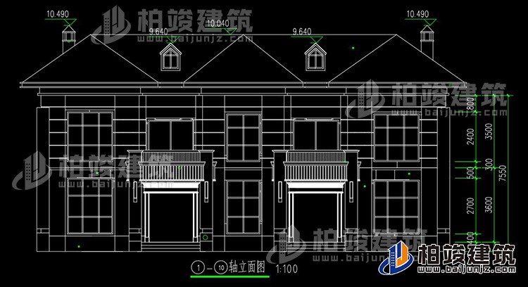 正立面图